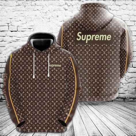 louis vuitton sweater brown|louis vuitton graphic hoodie.